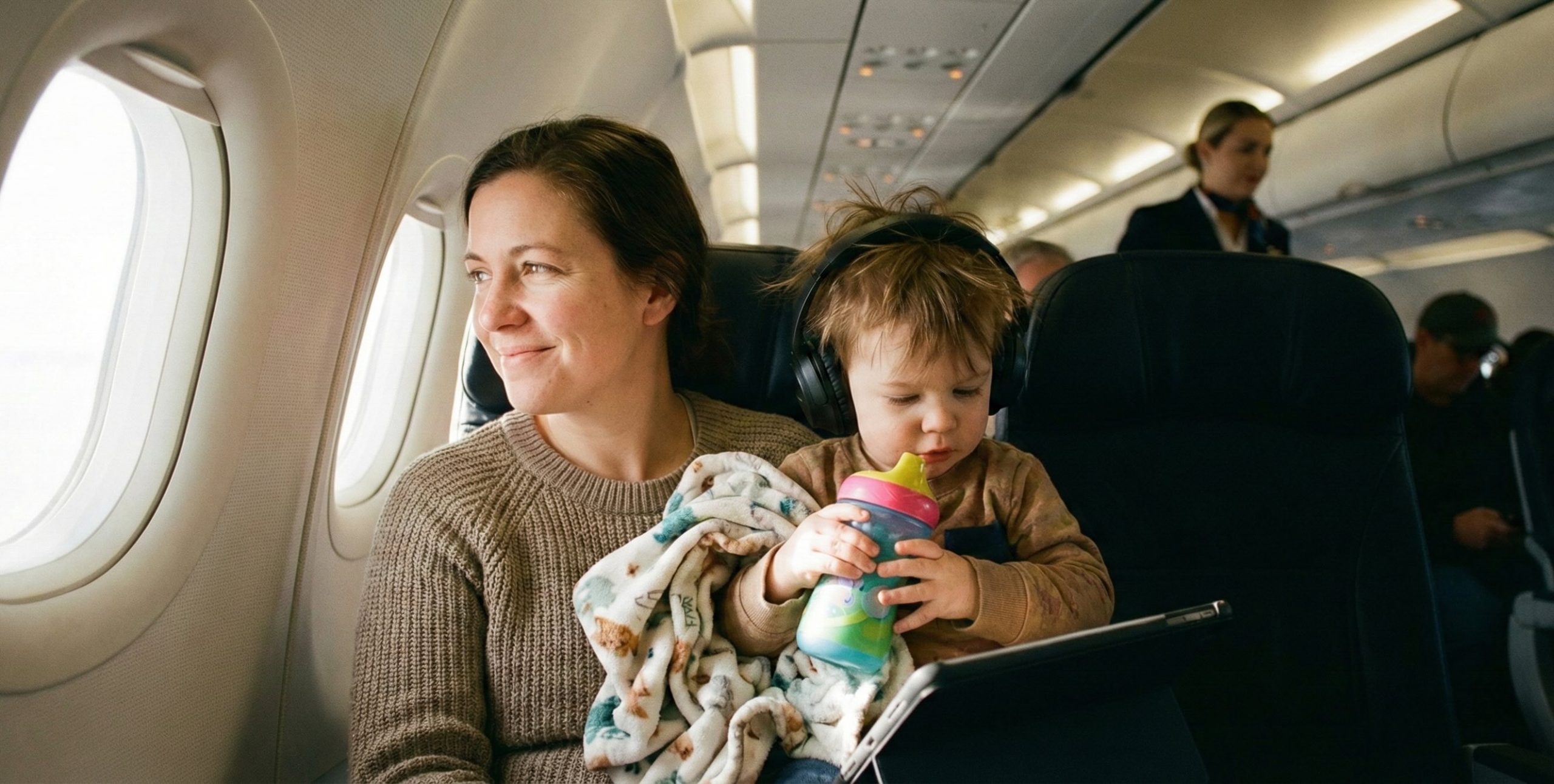 Travel hacks for flying with a toddler